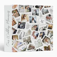 Wedding Keepsake 30 Photo Collage White ID1065 3 Ring Binder