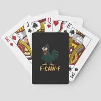 F-Caw-F Chicken Classic Vintage Style Poker Cards