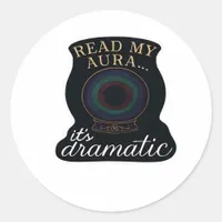 Whimsigoth Fantasy – Mystical Forests, Moons & Mag Classic Round Sticker