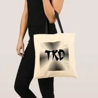 Faux Silver TKD Tote Bag