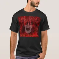 Scary Vampire Lady in Blood T-Shirt