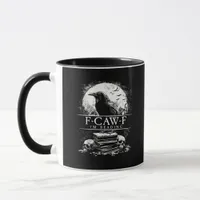Funny F-Caw-F Books Skulls Gothic Mug