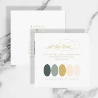 Set the Tone Spanish Gr Blush Color Palette ID1022 Enclosure Card