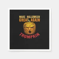 Trumpkin Make Halloween Great Again – Funny Pumpki Napkins