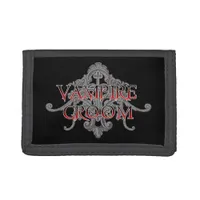 Vampire Groom Tri-fold Wallet