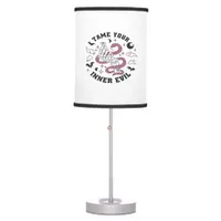 Skeleton Hand Making Heart Minimal Design Table Lamp