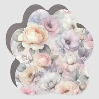 Elegant Rose Blossoms Car Magnet