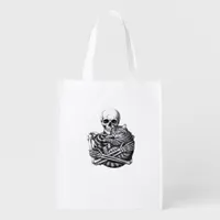 Till Death Do Us Part Quote Classic Design Grocery Bag