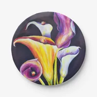 Calla Lillies Paper Plates