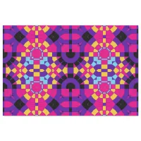 Colorful Chic Op Art Mosaic Geometric Pattern Tissue Paper