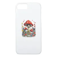 Cottagecore Aesthetic Mushroom Goblincore Minimal  iPhone 8/7 Case