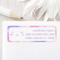 Cloud Nine 9th Birthday Label – Pastel Sky Favor o
