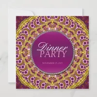 Exotic Eastern Dinner Party Special Invitation