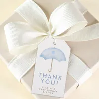 Umbrella Baby Shower Gift Tags