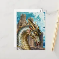 Dragon at the Castle Postcard