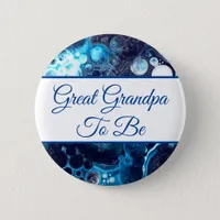 Great Grandpa To Be | Boy's  Baby Shower    Button