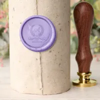 Wreath Monogram for Wedding Wax Seal Stamp