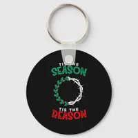 Christmas Christian - Tis The Season Keychain