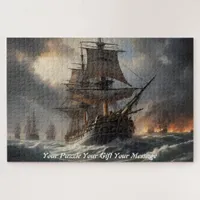 Tempest of Triumph: The Age of Sail in Battle Jigsaw Puzzle