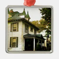 A Nice House Metal Ornament