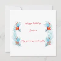 Flat greeting card 