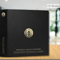 Black and Gold Estate Planning Binder