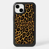 Leopard Print with Gradient Gold OtterBox iPhone 14 Case