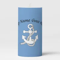 Candle - Anchor with Curved Text