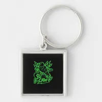 F-Caw-F Chicken Classic Minimal Clean Keychain