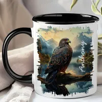 Falcon in Mountain Wilderness  Mug