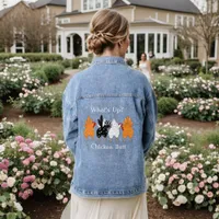 What's Up Chicken Butt | Funny  Denim Jacket