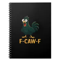 F-Caw-F Chicken Classic Vintage Style Notebook