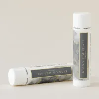 Moody Ink Charcoal Gold Abstract ID988 Lip Balm