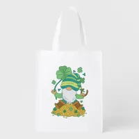 St. Patrick's Gnome Grocery Bag