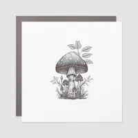 Cottagecore Mushroom Goblincore Aesthetic  Mushroo Car Magnet