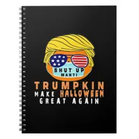 Trumpkin Make Halloween Great Again Funny Quaranti Notebook