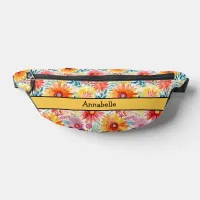 Colorful Daisies Print Cut Sew Bag