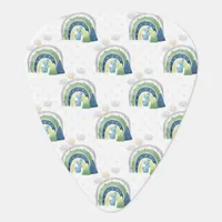 Watercolor Rainbow Pattern Guitar Pick