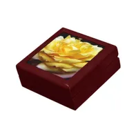 Yellow Rose Flower Gift Box
