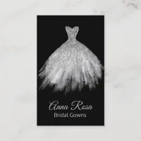 *~* Wedding Event Bridal Gowns Wedding Dress Business Card