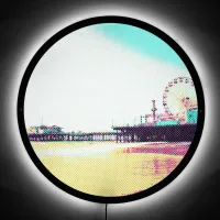 Prismatic Dots Santa Monica Pier LED Sign