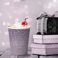 Sparkles Sweet Sixteen Mauve ID912 Paper Cups