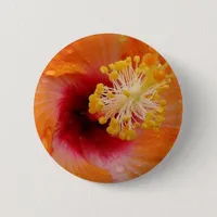Rainy tropical day pinback button