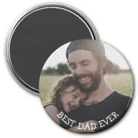 Best Dad Ever Personalized Photo Magnet