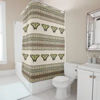 Southwestern Yellow Swallowtail Butterfly Shower Curtain