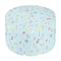 Hand Drawn Cute Stuff ID360 Pouf