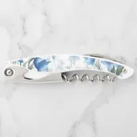 Bluebell floral Wedding Waiter's Corkscrew