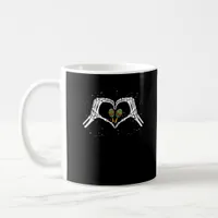 Skeleton Hand Heart Maracas Cinco De Mayo Mexican  Coffee Mug