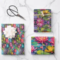 Serene Lily Pond – Nature-Inspired Wrapping Paper Sheets