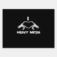 Funny Halloween Skeleton Heart Hands Classic Sign